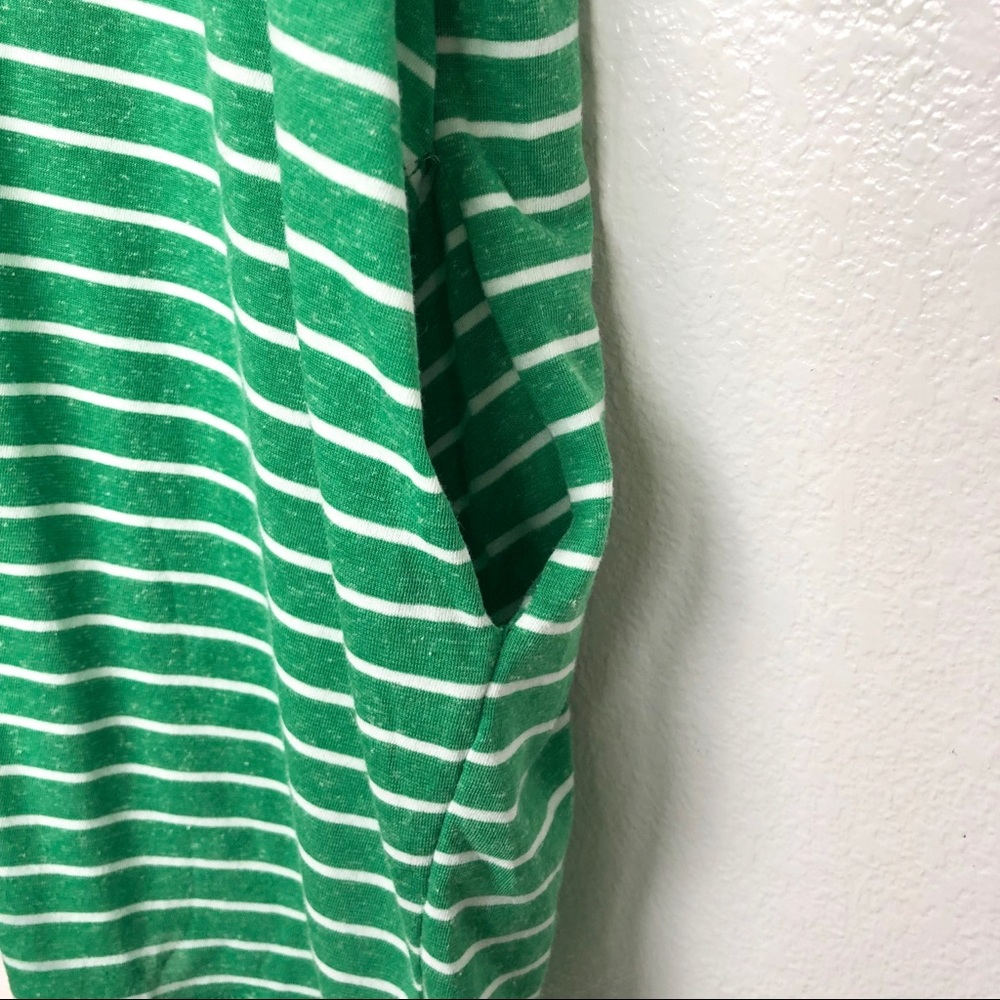 SOLD • Umgee • Green Striped Sunny Escape Dress - Picture 5 of 8